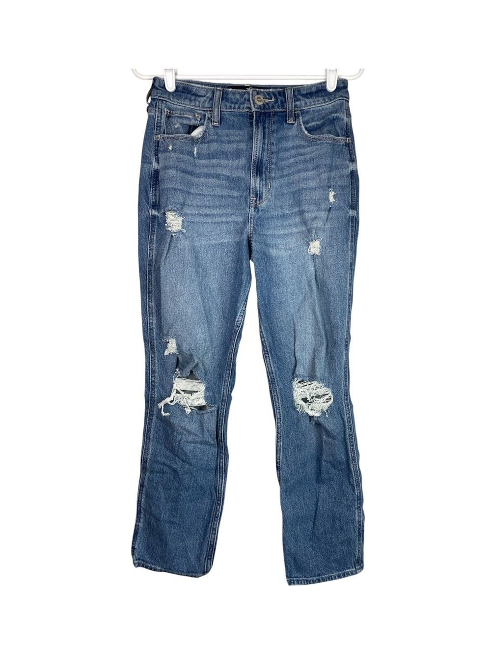 Hollister Distressed Mom Jeans Ultra High Rise Women’s Size W27